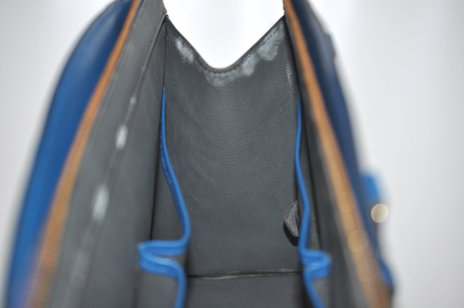 Authentic Louis Vuitton Epi Riviera Hand Bag Blue M48185 LV 5467I