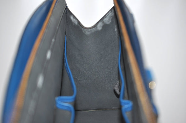 Authentic Louis Vuitton Epi Riviera Hand Bag Blue M48185 LV 5467I