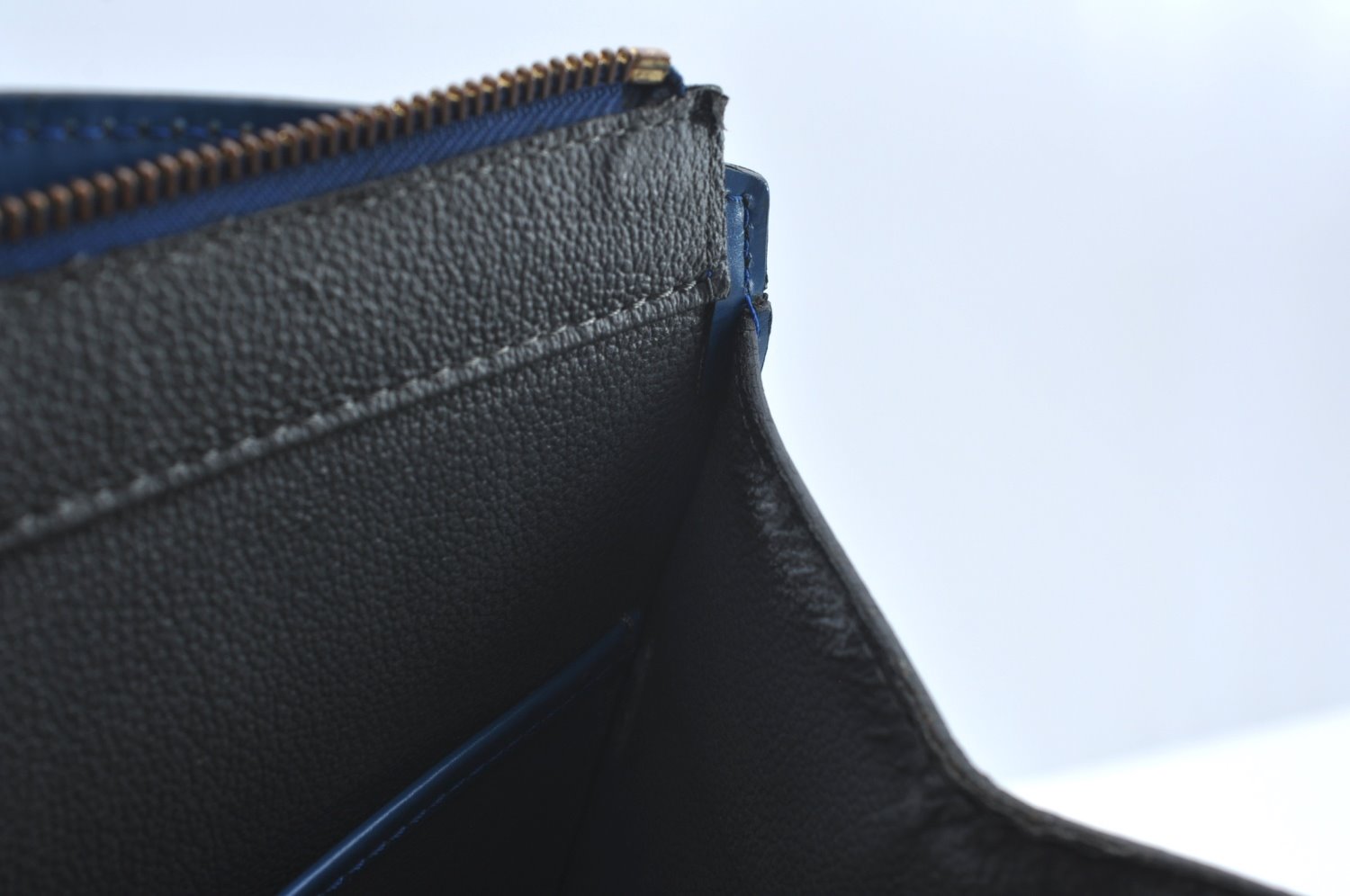 Authentic Louis Vuitton Epi Riviera Hand Bag Blue M48185 LV 5467I