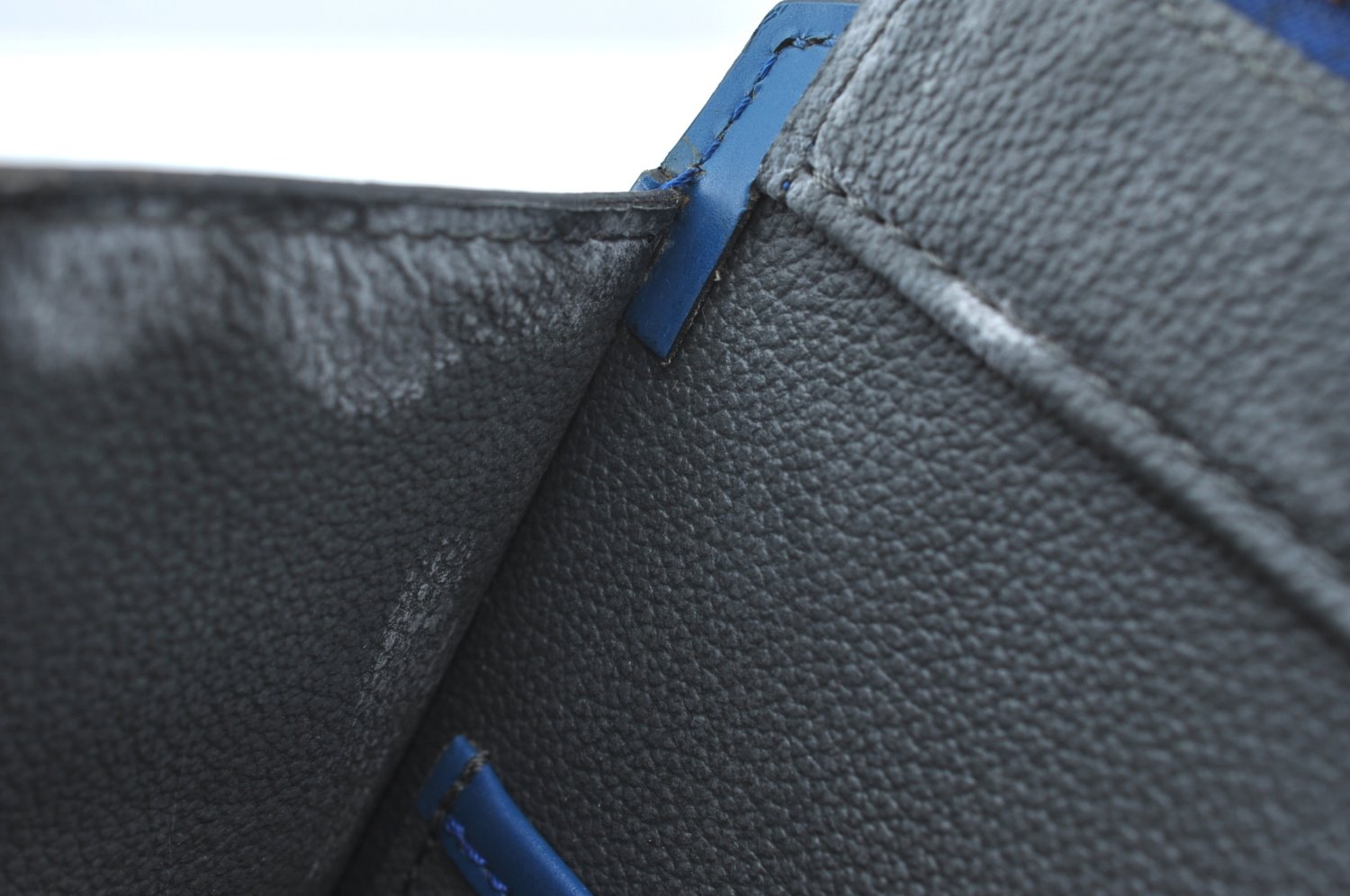 Authentic Louis Vuitton Epi Riviera Hand Bag Blue M48185 LV 5467I