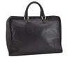 Authentic LOEWE Vintage Amazona 40 Hand Boston Bag Leather Black 5467J