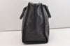 Authentic LOEWE Vintage Amazona 40 Hand Boston Bag Leather Black 5467J