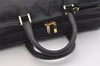 Authentic LOEWE Vintage Amazona 40 Hand Boston Bag Leather Black 5467J