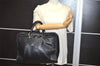 Authentic LOEWE Vintage Amazona 40 Hand Boston Bag Leather Black 5467J