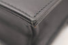 Authentic Christian Dior Chain Shoulder Cross Body Bag Leather Black Junk 5469K