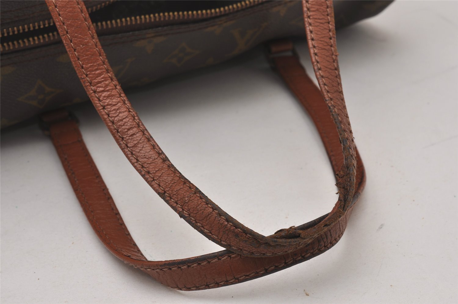 Authentic Louis Vuitton Monogram Papillon 30 Hand Bag Old Model LV Junk 5470I