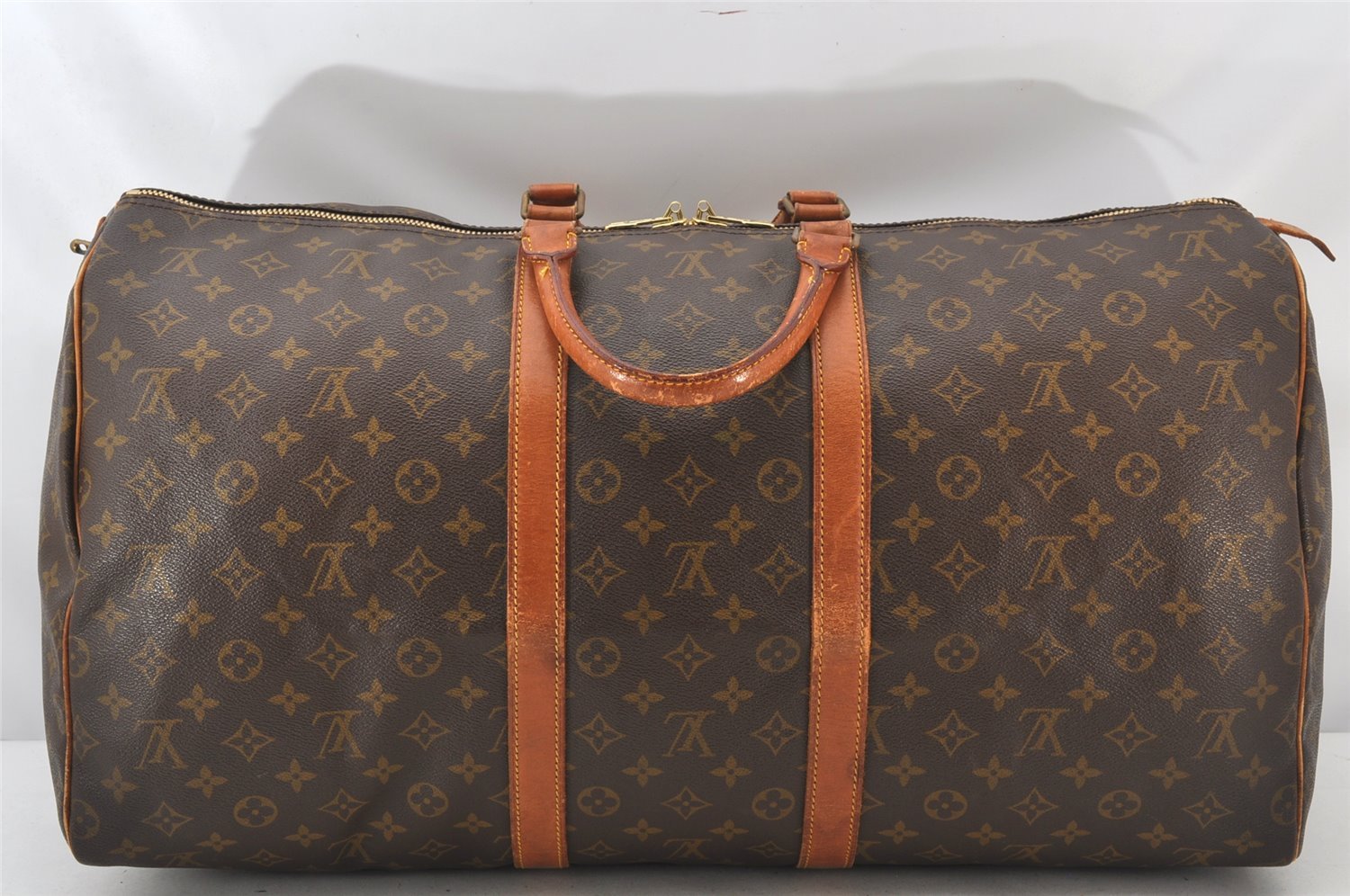 Authentic Louis Vuitton Monogram Keepall 55 Travel Boston Bag Old Model LV 5472K