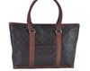 Auth Louis Vuitton Monogram Sac Weekend PM Vintage Tote Bag M42425 LV Junk 5473E