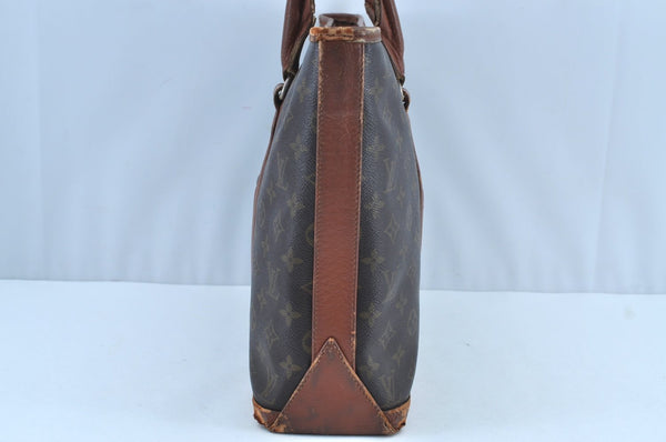 Auth Louis Vuitton Monogram Sac Weekend PM Vintage Tote Bag M42425 LV Junk 5473E