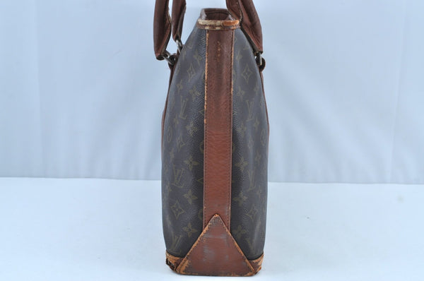 Auth Louis Vuitton Monogram Sac Weekend PM Vintage Tote Bag M42425 LV Junk 5473E