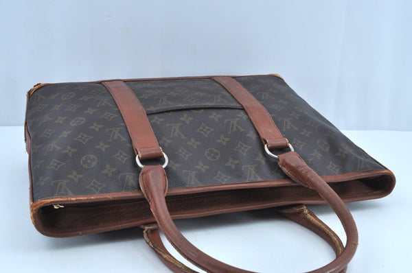 Auth Louis Vuitton Monogram Sac Weekend PM Vintage Tote Bag M42425 LV Junk 5473E