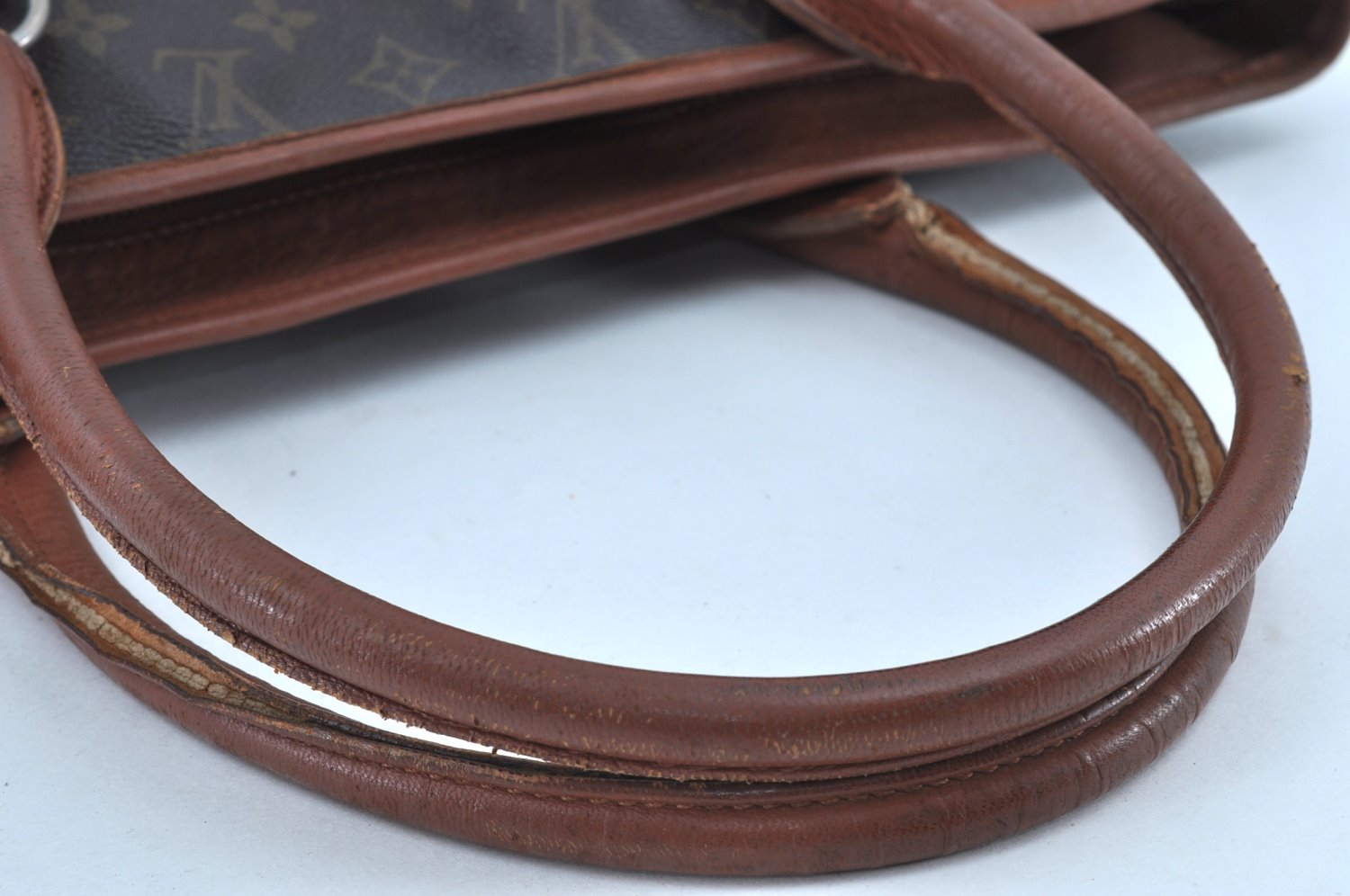 Auth Louis Vuitton Monogram Sac Weekend PM Vintage Tote Bag M42425 LV Junk 5473E