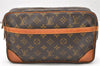 Authentic Louis Vuitton Monogram Compiegne 28 Clutch Hand Bag M51845 LV 5474K