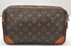 Authentic Louis Vuitton Monogram Compiegne 28 Clutch Hand Bag M51845 LV 5474K