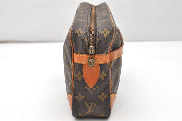 Authentic Louis Vuitton Monogram Compiegne 28 Clutch Hand Bag M51845 LV 5474K