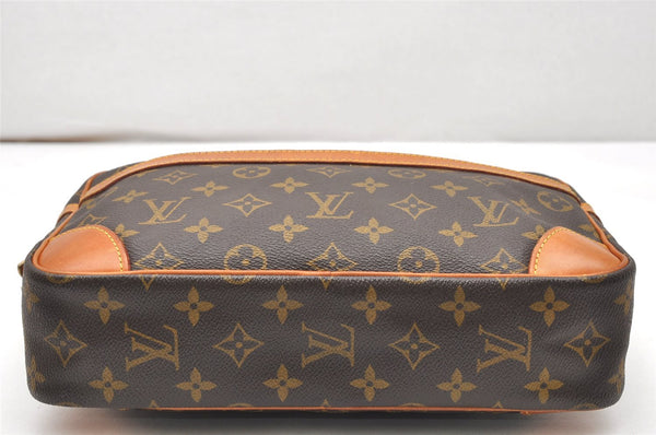 Authentic Louis Vuitton Monogram Compiegne 28 Clutch Hand Bag M51845 LV 5474K