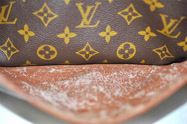 Authentic Louis Vuitton Monogram Compiegne 28 Clutch Hand Bag M51845 LV 5474K