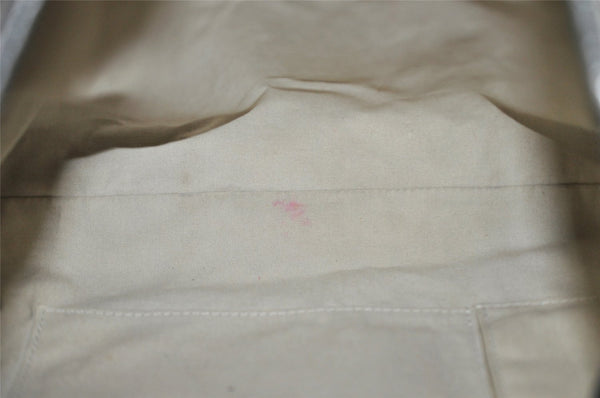 Auth Louis Vuitton Monogram Mini Lin Manon MM Shoulder Bag Gray M95618 LV 5475I