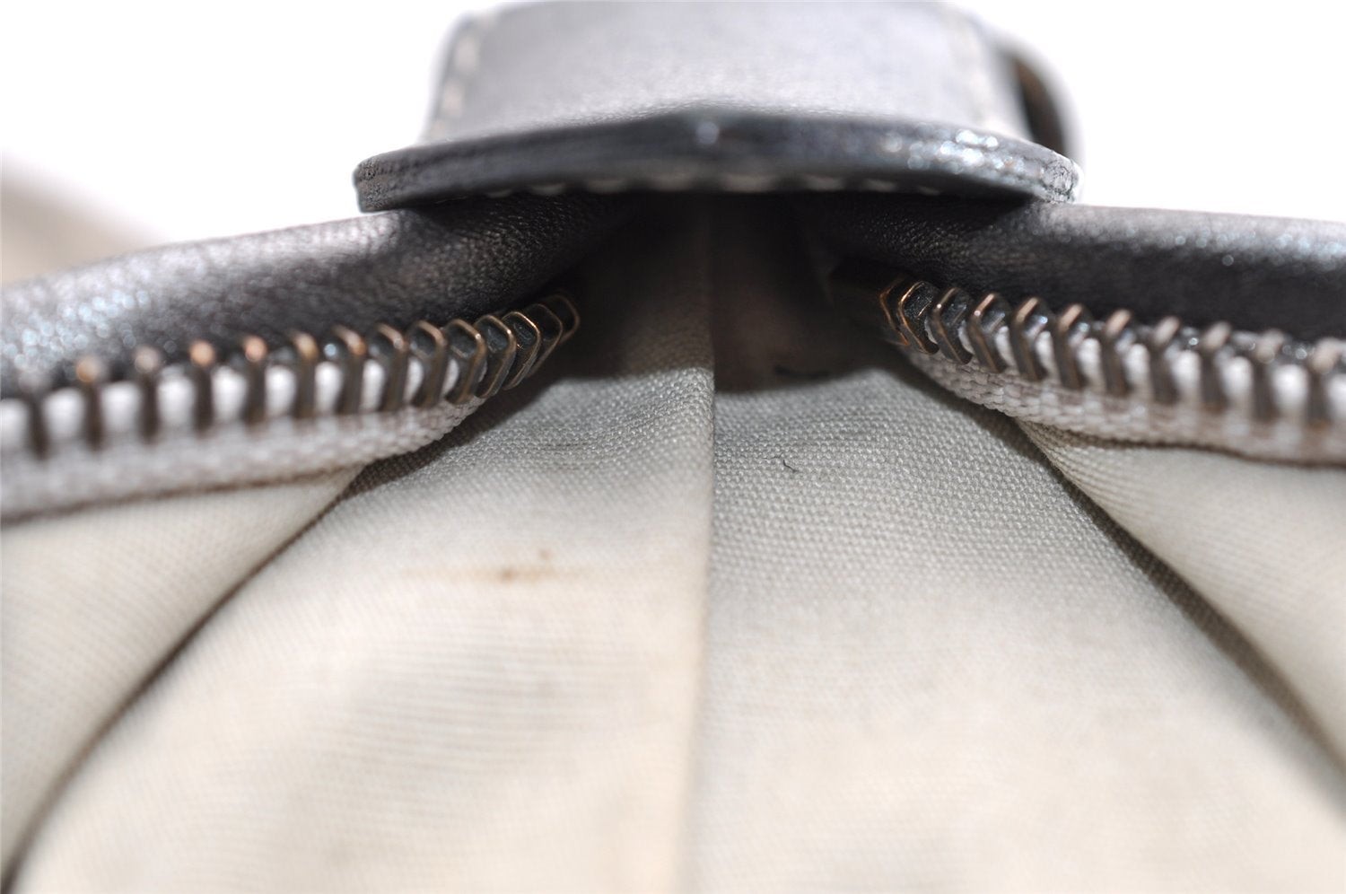 Auth Louis Vuitton Monogram Mini Lin Manon MM Shoulder Bag Gray M95618 LV 5475I