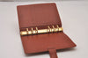 Authentic Louis Vuitton Epi Agenda MM Notebook Cover Brown R20043 LV 5476I