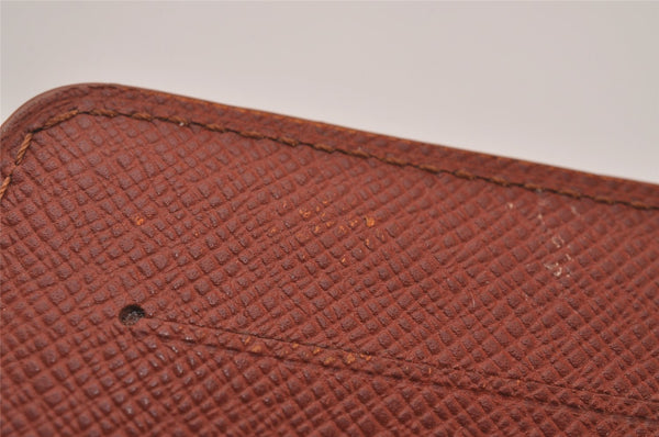 Authentic Louis Vuitton Epi Agenda MM Notebook Cover Brown R20043 LV 5476I