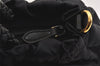 Authentic PRADA Tessuto Bow Ribbon Nylon Leather 2Way Hand Bag Black 5476K