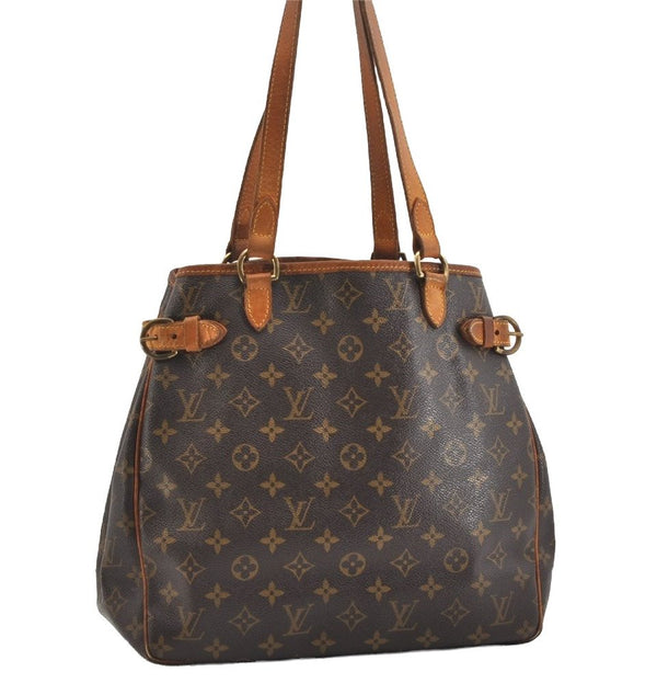 Authentic Louis Vuitton Monogram Batignolles Vertical Tote Bag M51153 LV 5478J
