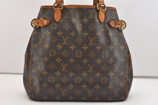 Authentic Louis Vuitton Monogram Batignolles Vertical Tote Bag M51153 LV 5478J