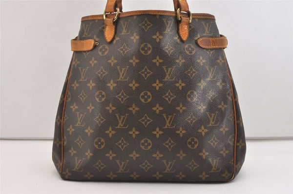 Authentic Louis Vuitton Monogram Batignolles Vertical Tote Bag M51153 LV 5478J