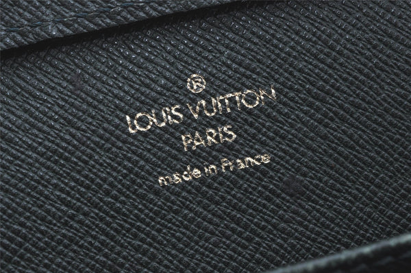 Authentic Louis Vuitton Taiga Baikal Clutch Bag Green M30184 LV 5478K