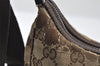 Authentic GUCCI Shoulder Cross Body Bag GG Canvas Leather 122790 Brown 5479I