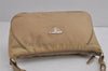 Authentic PRADA Nylon Tessuto Saffiano Leather Shoulder Hand Bag Beige 5480J