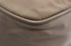 Authentic PRADA Nylon Tessuto Saffiano Leather Shoulder Hand Bag Beige 5480J