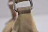 Authentic PRADA Nylon Tessuto Saffiano Leather Shoulder Hand Bag Beige 5480J
