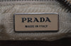 Authentic PRADA Nylon Tessuto Saffiano Leather Shoulder Hand Bag Beige 5480J