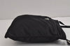 Authentic PRADA Nylon Tessuto Leather Shoulder Cross Body Bag Purse Black 5481J
