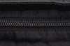 Authentic PRADA Nylon Tessuto Leather Shoulder Cross Body Bag Purse Black 5481J