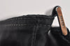 Authentic PRADA Nylon Tessuto Leather Shoulder Cross Body Bag Purse Black 5481J