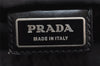 Authentic PRADA Nylon Tessuto Leather Shoulder Cross Body Bag Purse Black 5481J