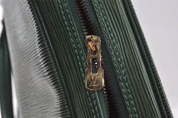 Authentic Louis Vuitton Epi Porte Documents Voyage Briefcase M54474 Green  5482I