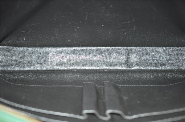 Authentic Louis Vuitton Epi Porte Documents Voyage Briefcase M54474 Green  5482I