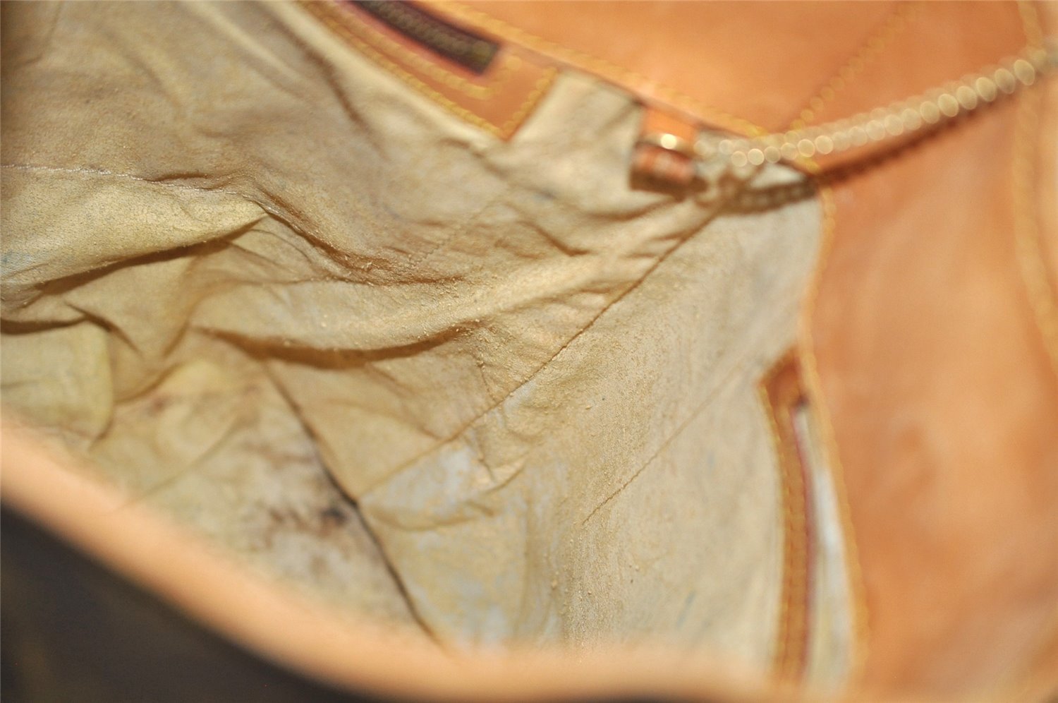 Authentic Louis Vuitton Monogram Bucket GM Shoulder Bag Old Model Junk 5483I