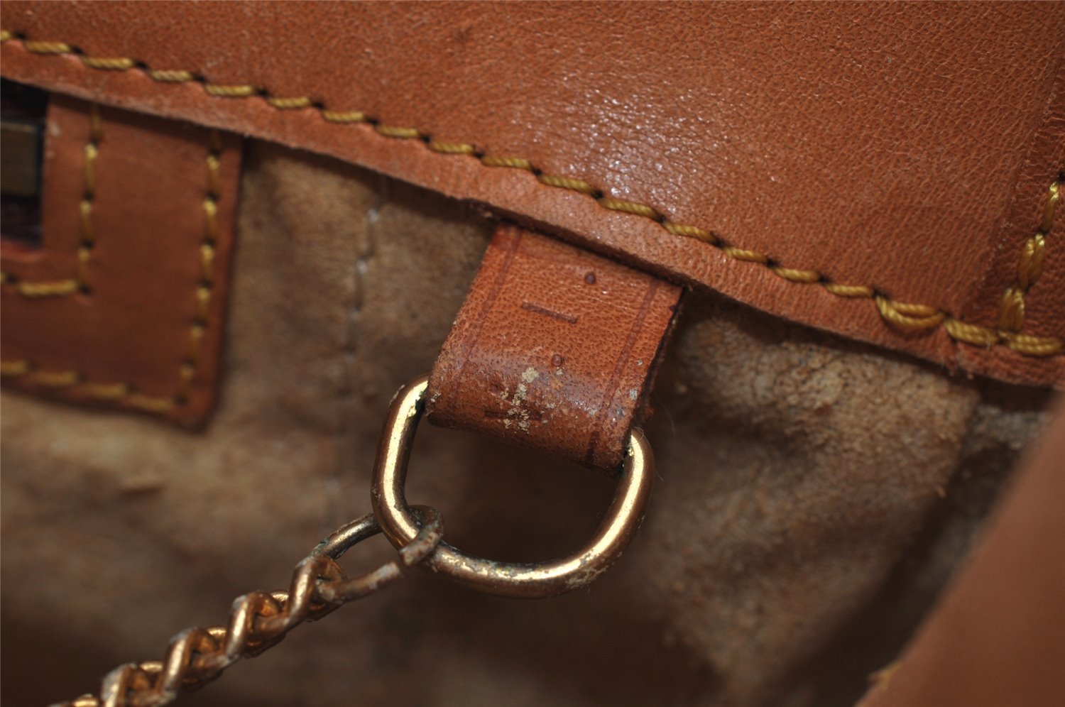 Authentic Louis Vuitton Monogram Bucket GM Shoulder Bag Old Model Junk 5483I