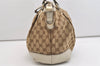 Authentic GUCCI Sukey 2Way Tote Bag GG Canvas Leather 247902 Brown 5483J