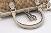 Authentic GUCCI Sukey 2Way Tote Bag GG Canvas Leather 247902 Brown 5483J