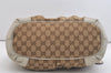 Authentic GUCCI Sukey 2Way Tote Bag GG Canvas Leather 247902 Brown 5483J