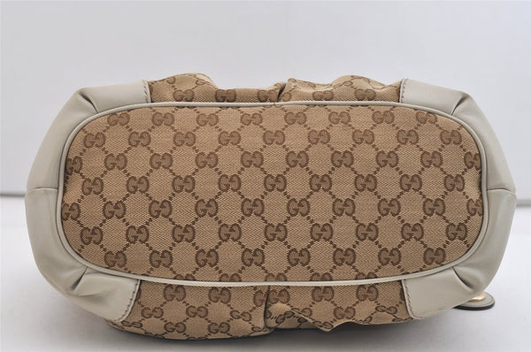 Authentic GUCCI Sukey 2Way Tote Bag GG Canvas Leather 247902 Brown 5483J