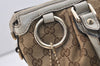 Authentic GUCCI Sukey 2Way Tote Bag GG Canvas Leather 247902 Brown 5483J