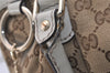 Authentic GUCCI Sukey 2Way Tote Bag GG Canvas Leather 247902 Brown 5483J