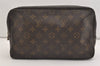 Auth Louis Vuitton Monogram Trousse Toilette 28 Clutch Hand Bag M47522 LV 5484J